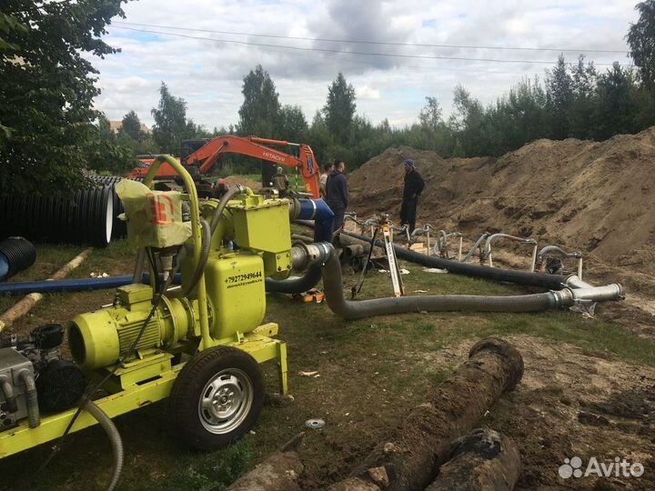 Строительное водопонижение. Осушение иглофильтрами