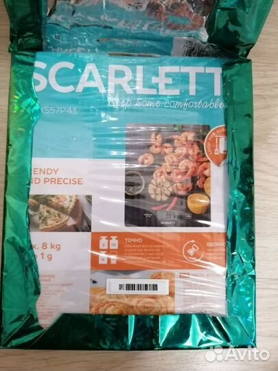 Весы кухонные электронные Scarlett SC-KS57P43