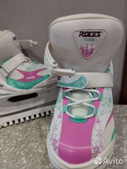 Коньки roces женские 36-40 регулируемые