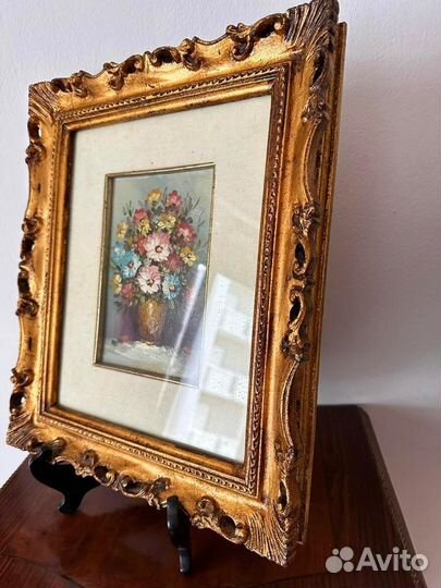 Картина маслом /антикварная картина