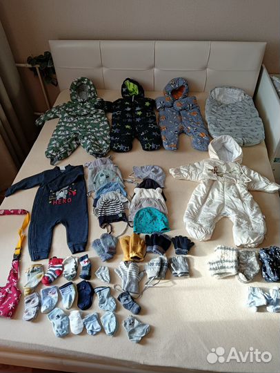 Огромный пакет вещей на мальчика от 50 до 80