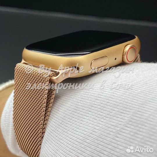 Apple Watch 9 45mm (ориг экран, gold milan)