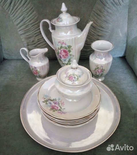 Новый кофейный набор 5 персон 20 предметов клеймо