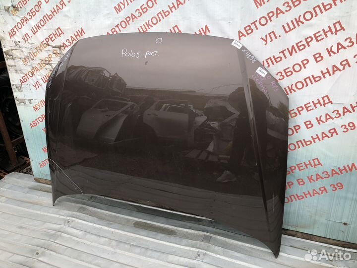 Капот Фольксваген Поло 5 рестайлинг