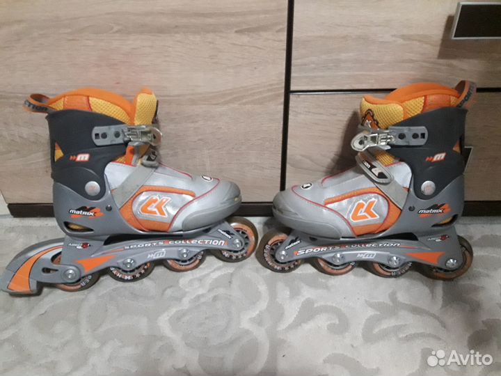 Роликовые коньки с экипировкой