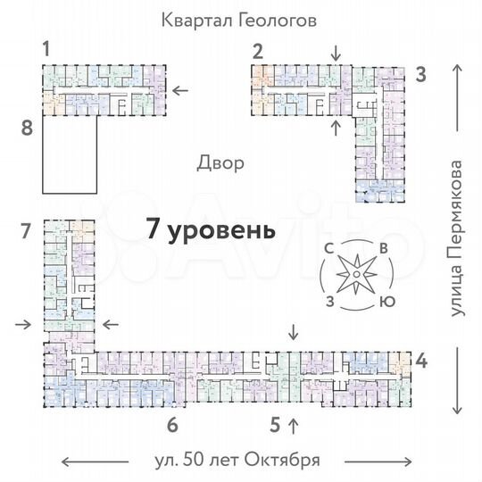 Квартира-студия, 29,7 м², 7/25 эт.