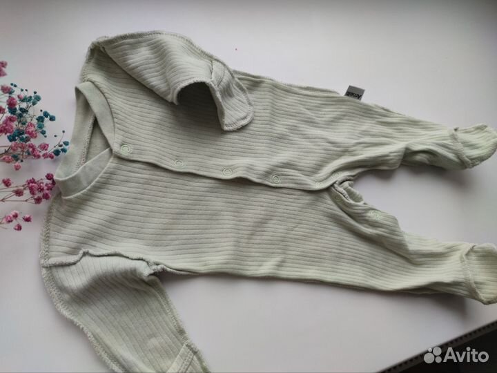 Детская одежда пакетом слипы и песочники 56-62разм