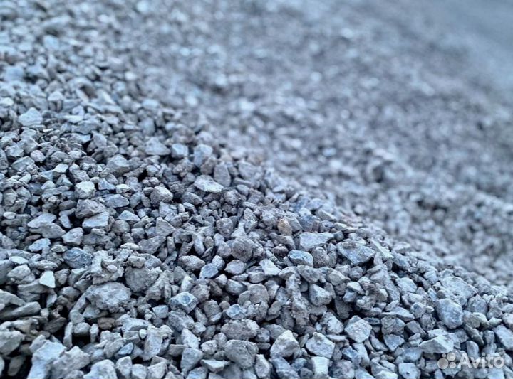 Щебень, песок