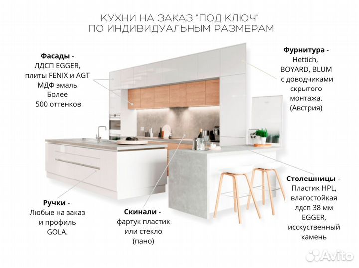 Кухня угловая на заказ.мдф фасады