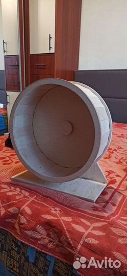 Деревянная колесо для белок