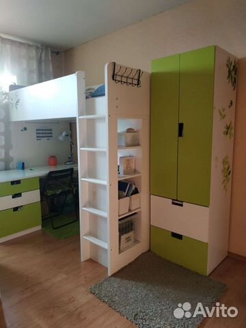 Кровать чердак ikea стува