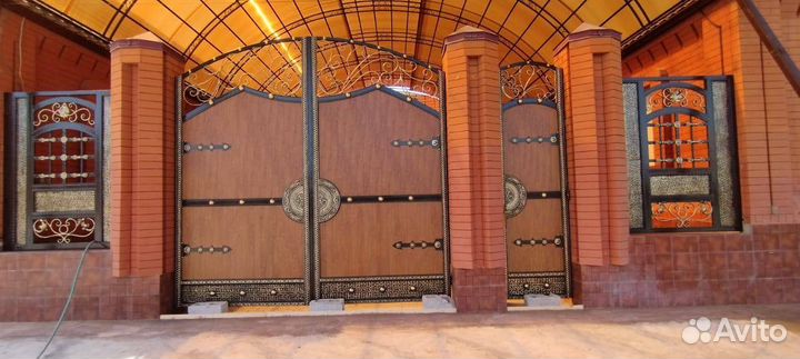 Навес и ворота