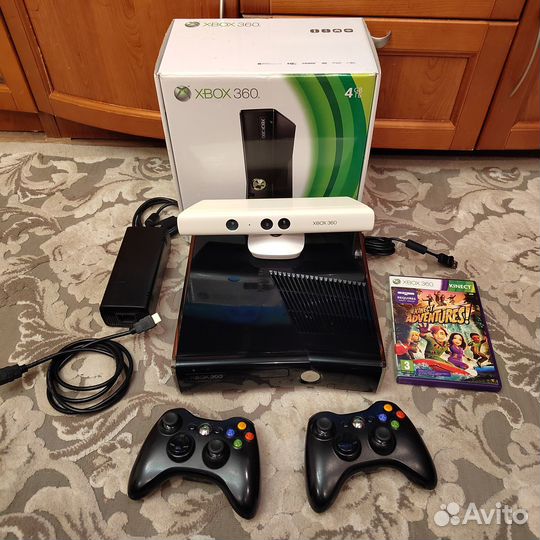 Xbox360 S, 250gb,Freeboot, 2 дд, Kinect