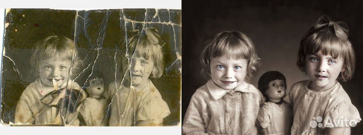 Реставрация фотографий любой сложности