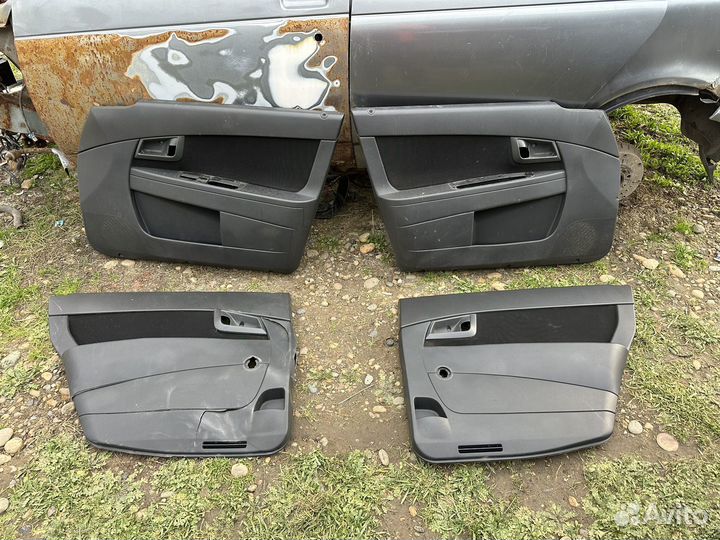 Обшивки дверей priora 1черные