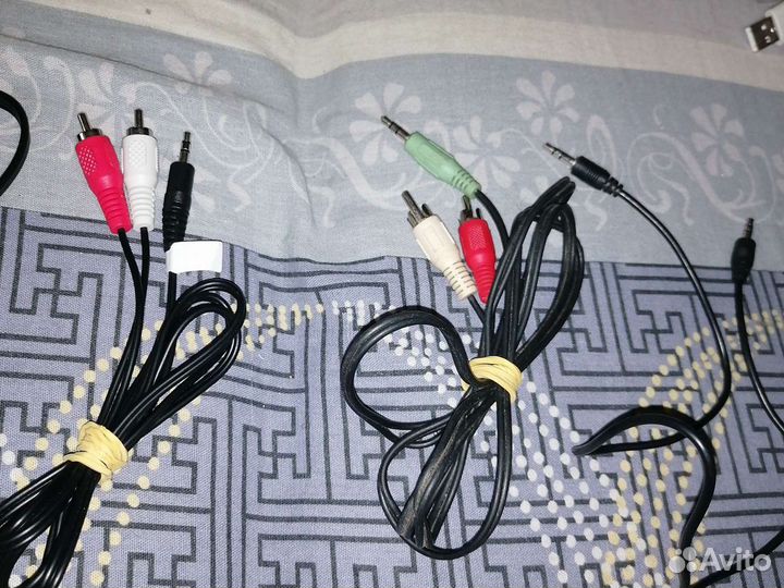 Aux и RCA провода (тюльпаны)