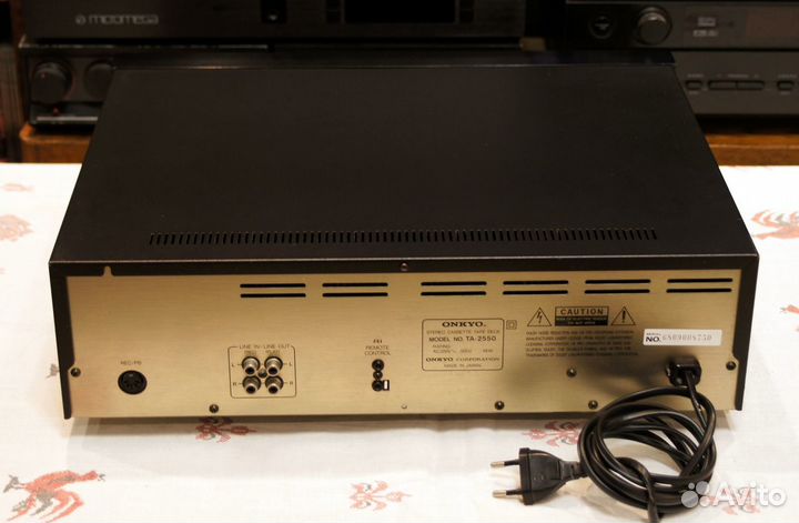 Onkyo TA-2550 дека Telefunken S-400 винил Germany