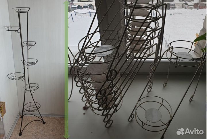 Подставки под цветы, вешалка напольная