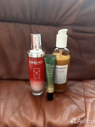 Эссенция, крем для тела, сыворотка глаз Farmstay