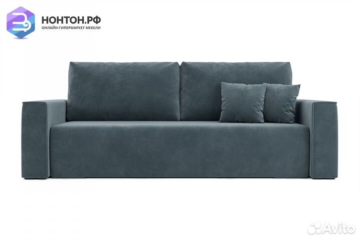 Диван еврокнижка Манхэттен серый