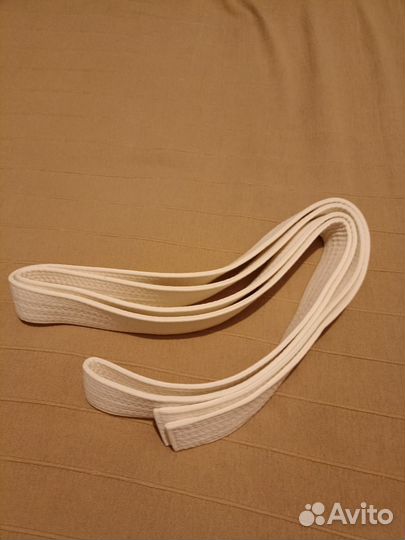 Пояс каратэ Kyokushinkai kenro белый