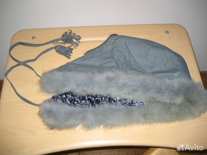 Капюшон с мехом нат.кожа. Или обмен