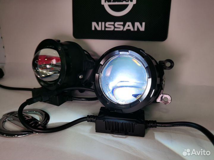 Птф Nissan Pathfinder bi-led (ближний +дальний)