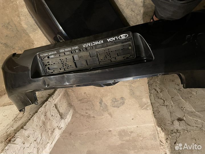 Крышка богадника бампер задний гранта