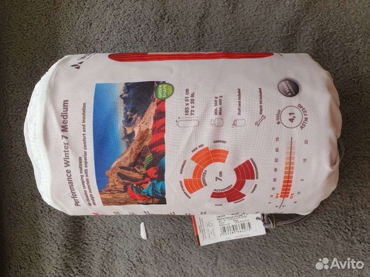 Коврик надувной Vaude Performance Winter 7 M