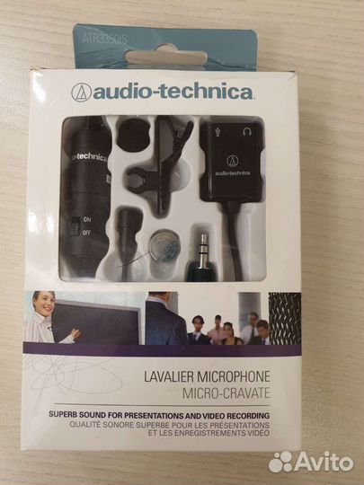 Петличный микрофон audio-technica ATR3350is