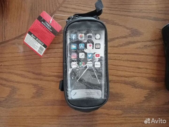 Сумка велосипедная на руль для телефона touch scr