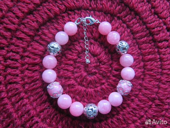 Браслет из родохрозита