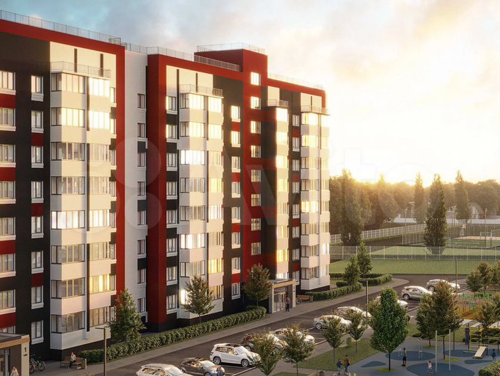 1-к. квартира, 36,1 м², 3/8 эт.