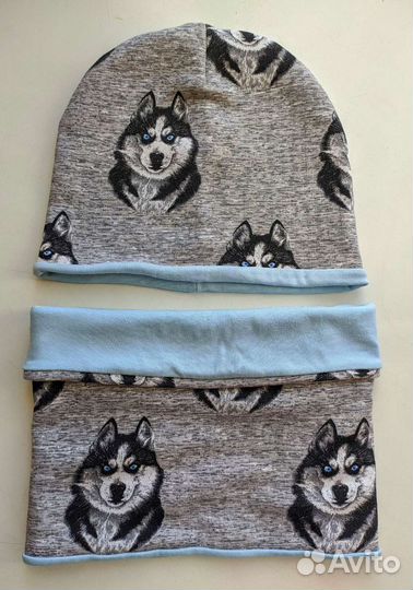 Шапка и шарф-снуд