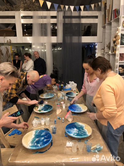 Мастер-класс по эпоксидной смоле. Арт встреча