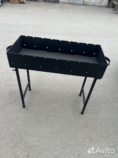 Мангал с печью под казан