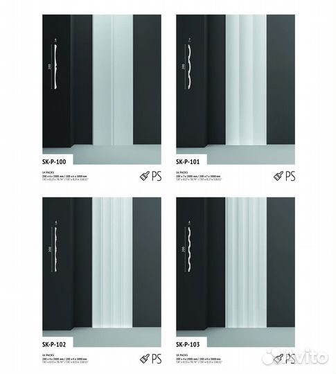 3Д панели на стену из дюрополимера