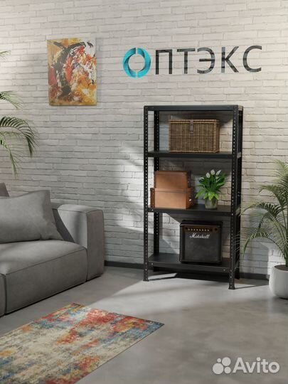 Металлический стеллаж для дома, балкона