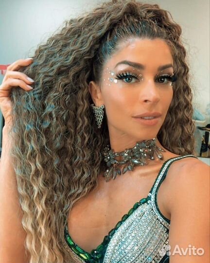 Хвост на резинке, накладной хвост, шиньон