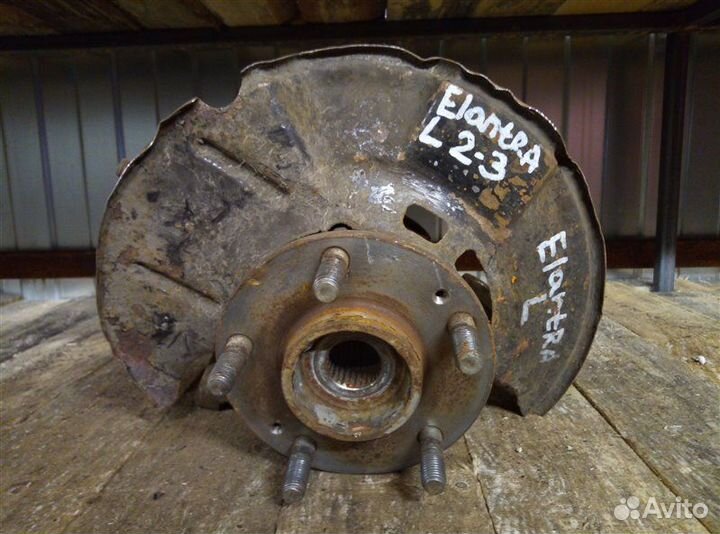 Кулак (цапфа) передний левый Hyundai Elantra 2009