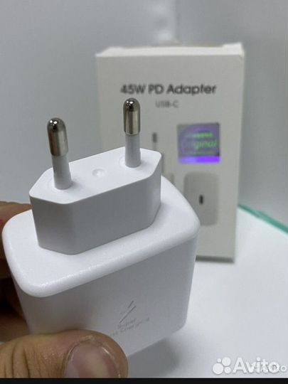 Блок Samsung 45W с выходом Туре-С White