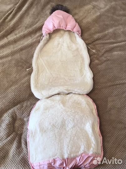 Зимний конверт на выписку малышу