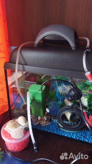 Аквариум и прочие принадлежности для рыбки