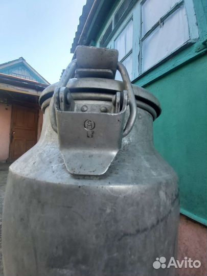 Алюминиевый бидон СССР 10 л