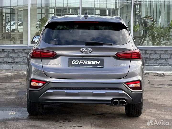 Hyundai Santa Fe 2.0 AT, 2018, 124 872 км