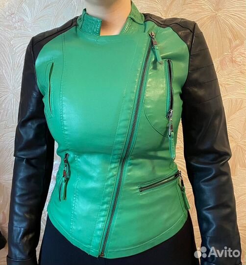 Куртка женская кожаная