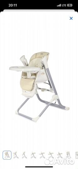 Стульчик качели Babyton 2в1 с пультом Д/У