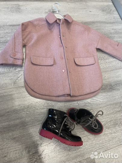 Пальто для девочки 110