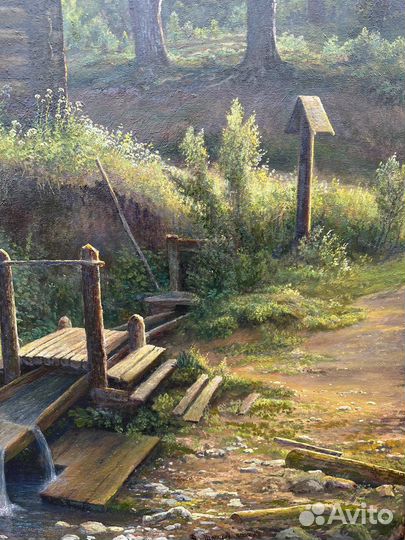 Большая картина Русская живопись холст масло