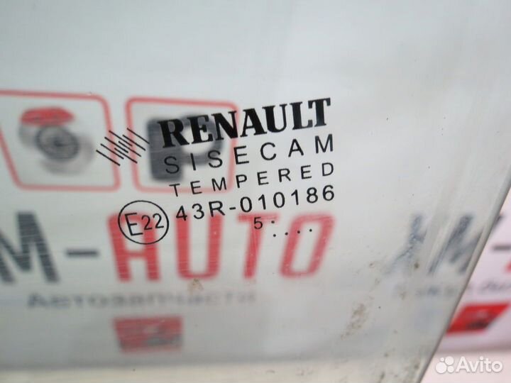 Стекло двери переднее левое Renault Sandero 2